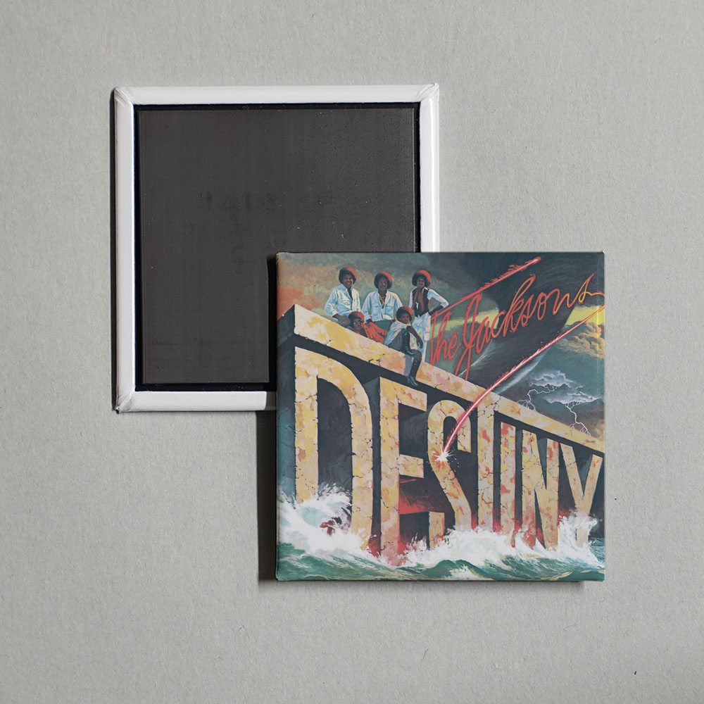 The Jacksons - Destiny Album Cover Fridge Magnet