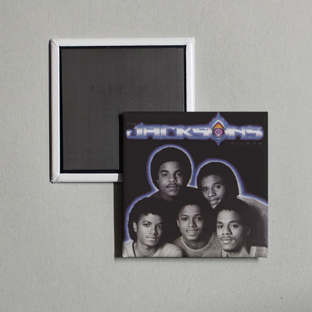 The Jacksons - Triumph Album Cover Fridge Magnet