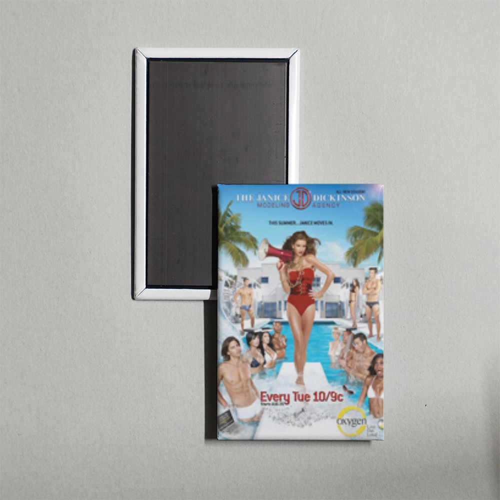 The Janice Dickinson Modeling Agency TV Show Fridge Magnet