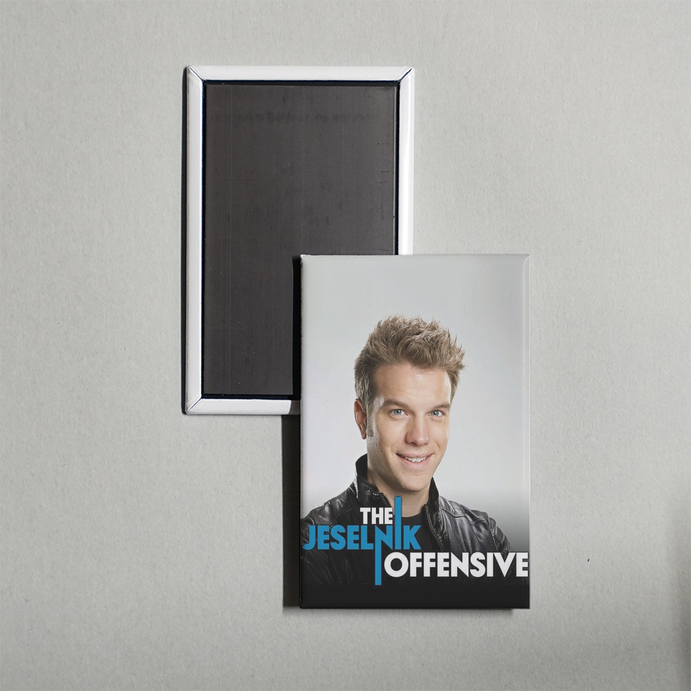 The Jeselnik Offensive TV Show Fridge Magnet