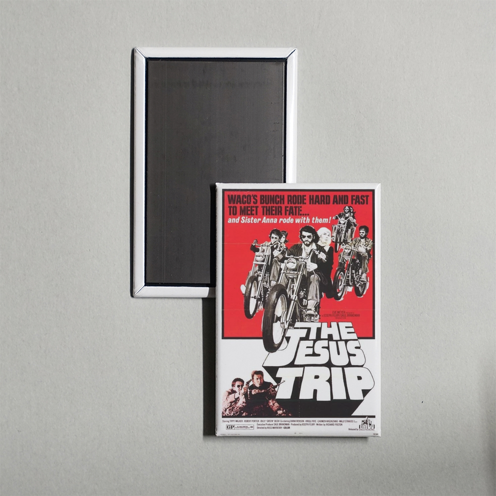 The Jesus Trip Mini Movie Fridge Magnet