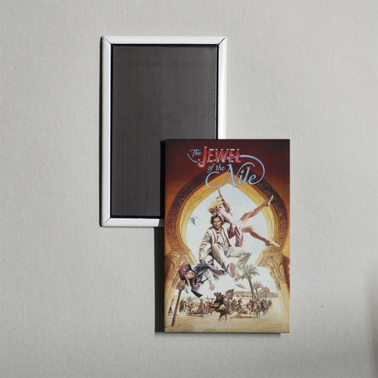 The Jewel of the Nile Mini Movie Fridge Magnet