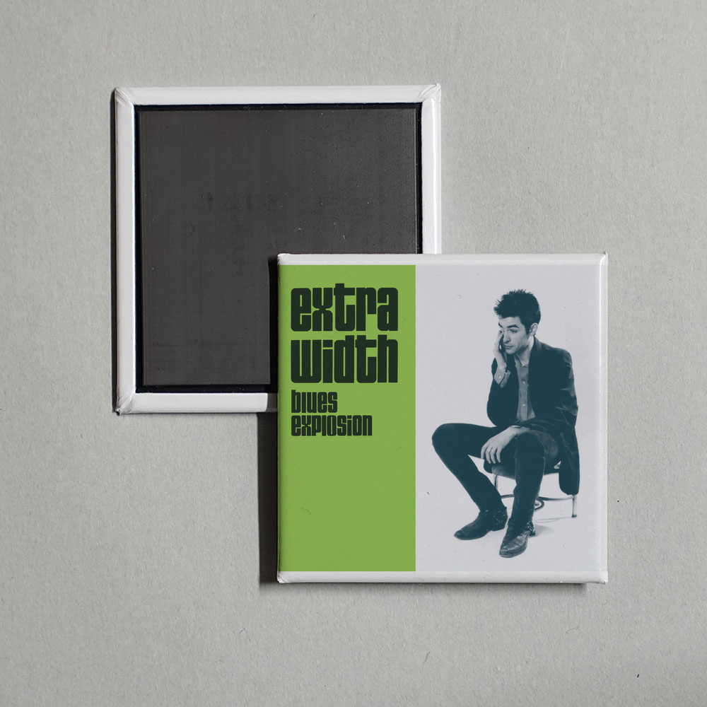 The Jon Spencer Blues Explosion - Extra Width (Deluxe) Album Cover Fridge Magnet