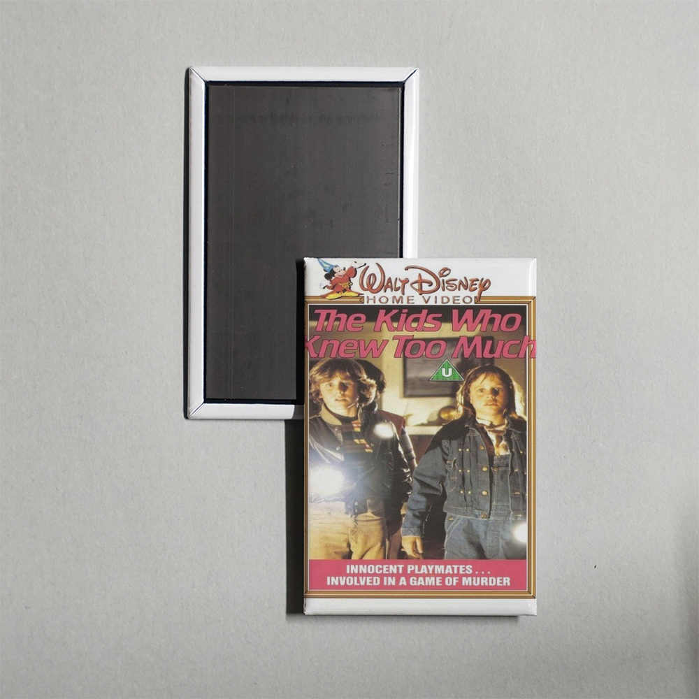 The Kids Who Knew Too Much Mini Movie Fridge Magnet