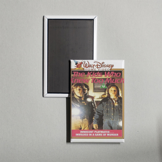 The Kids Who Knew Too Much Mini Movie Fridge Magnet