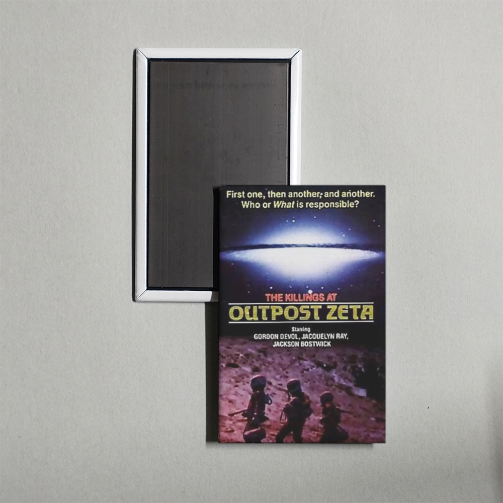 The Killings at Outpost Zeta Mini Movie Fridge Magnet