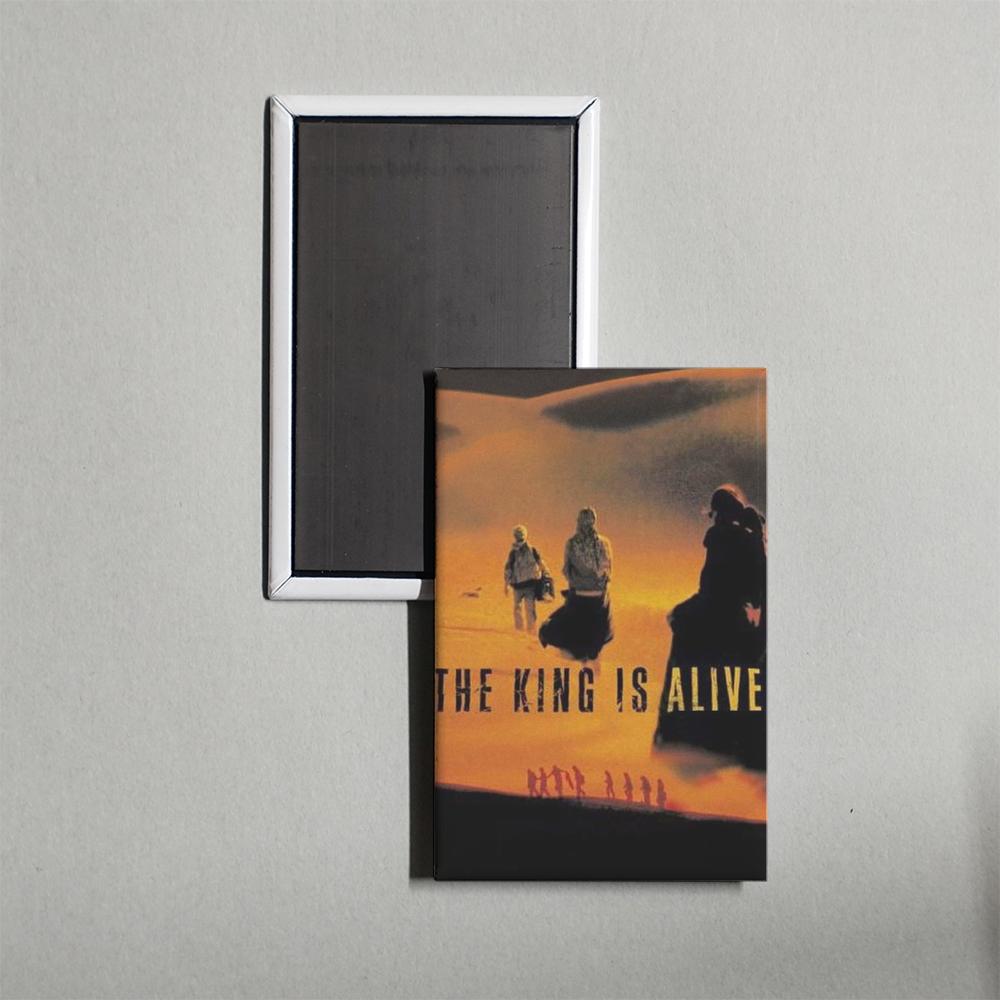 The King Is Alive Mini Movie Fridge Magnet