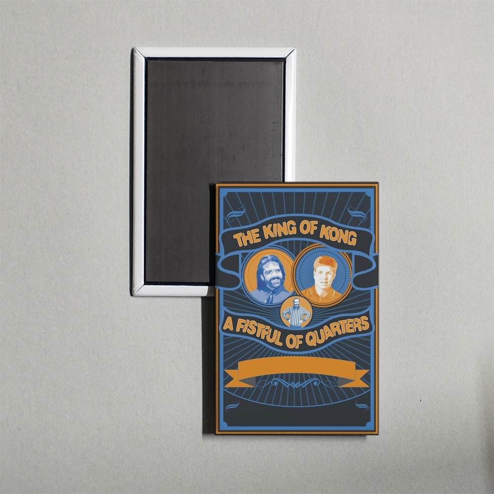 The King of Kong A Fistful of Quarters Mini Movie Fridge Magnet