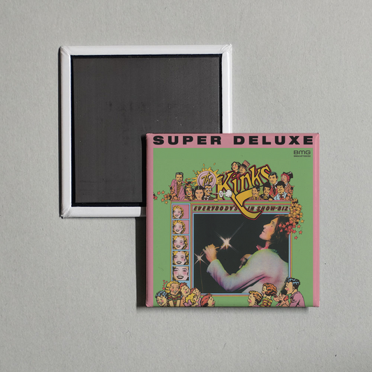 The Kinks - Everybody's in Show-Biz (Super Deluxe) Album Cover Fridge Magnet