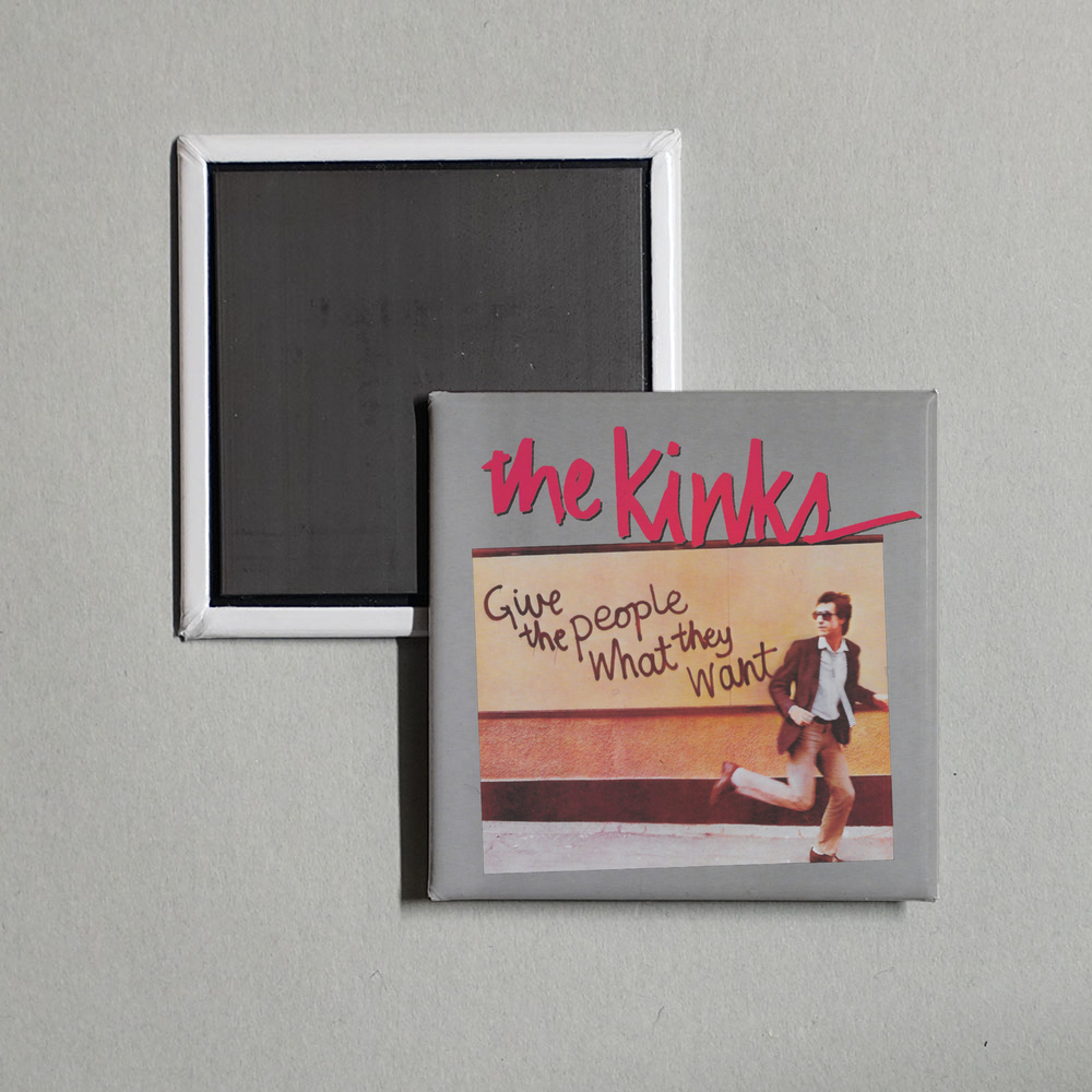The Kinks - Give the People What They Want Album Cover Fridge Magnet