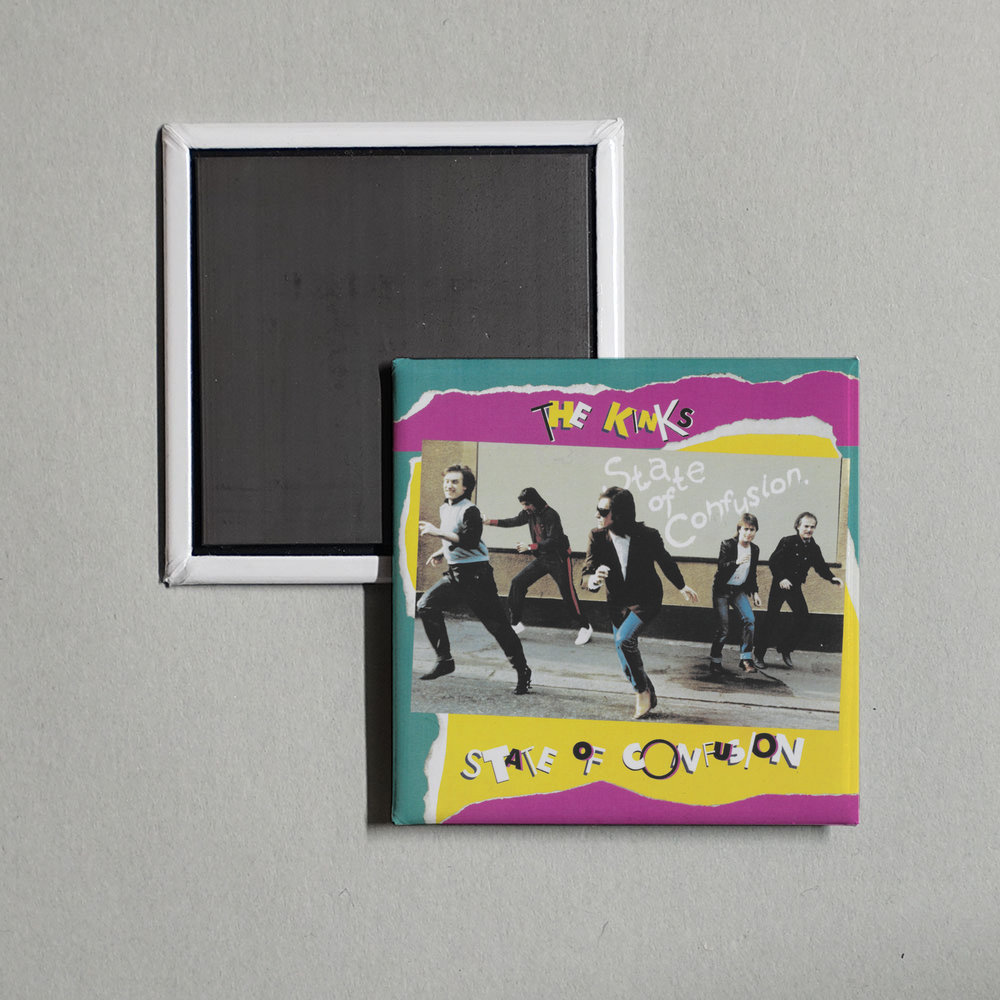 The Kinks - State of Confusion Album Cover Fridge Magnet
