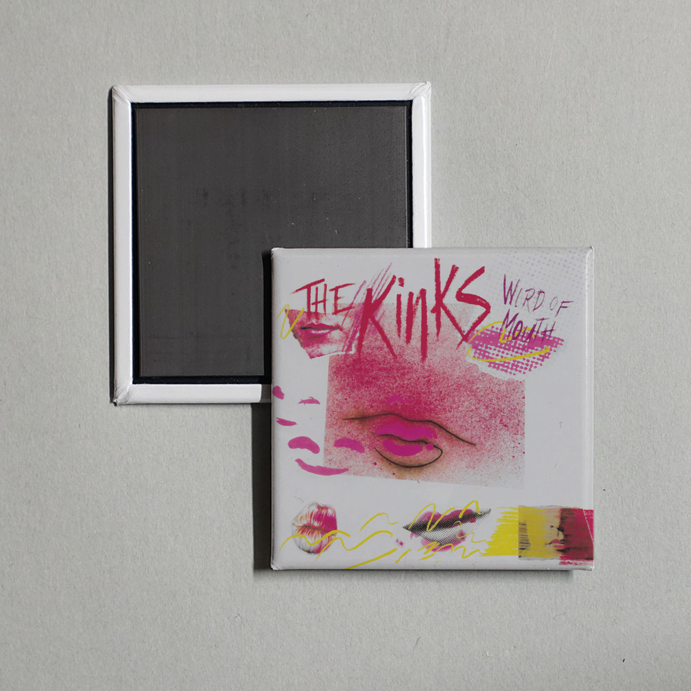 The Kinks - Word of Mouth Album Cover Fridge Magnet