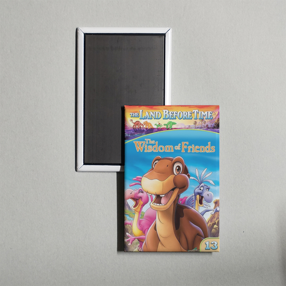 The Land Before Time XIII The Wisdom of Friends Mini Movie Fridge Magnet