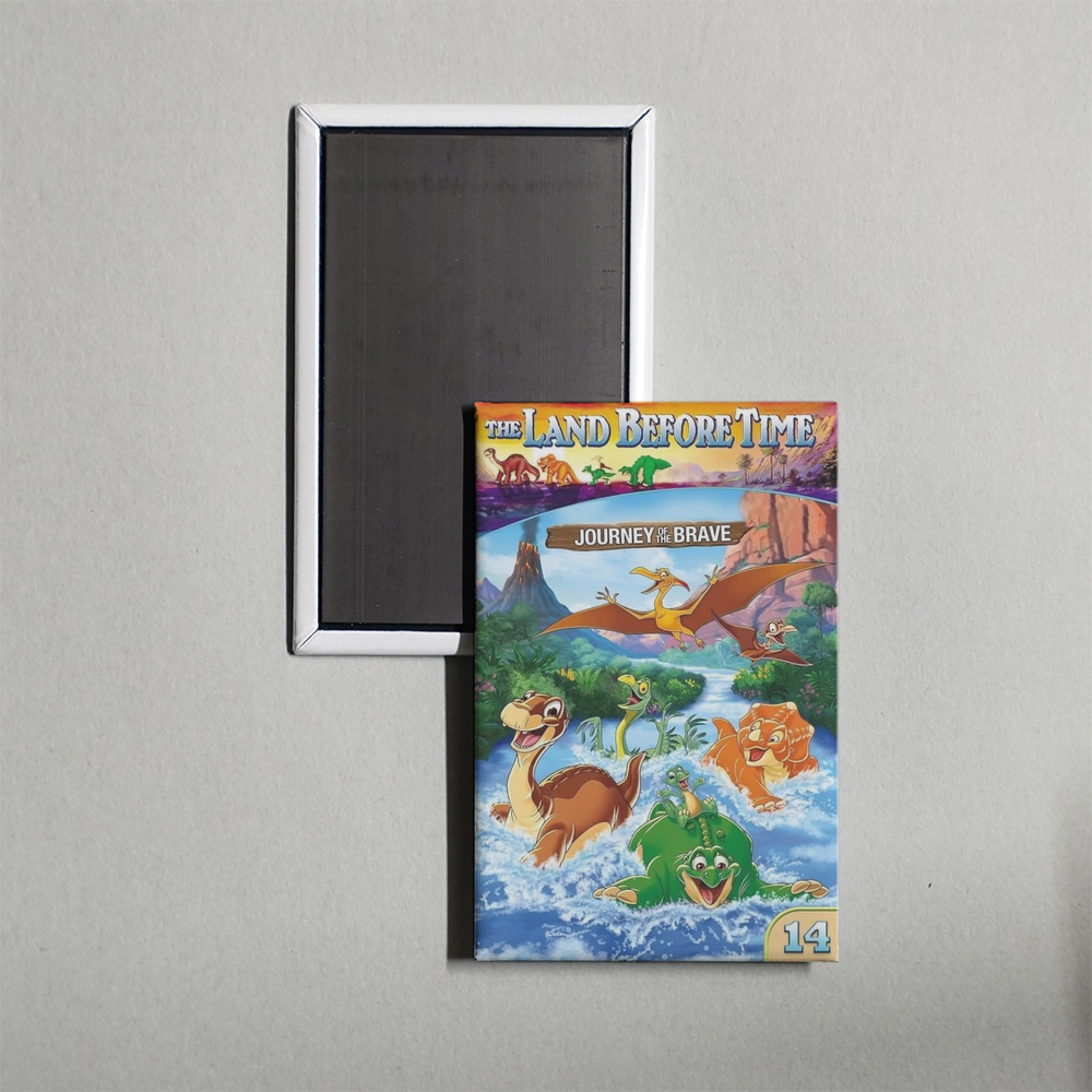The Land Before Time XIV Journey of the Brave Mini Movie Fridge Magnet