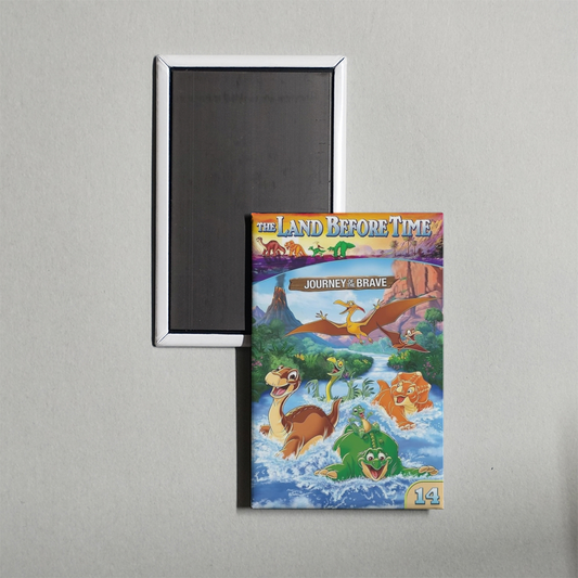 The Land Before Time XIV Journey of the Brave Mini Movie Fridge Magnet