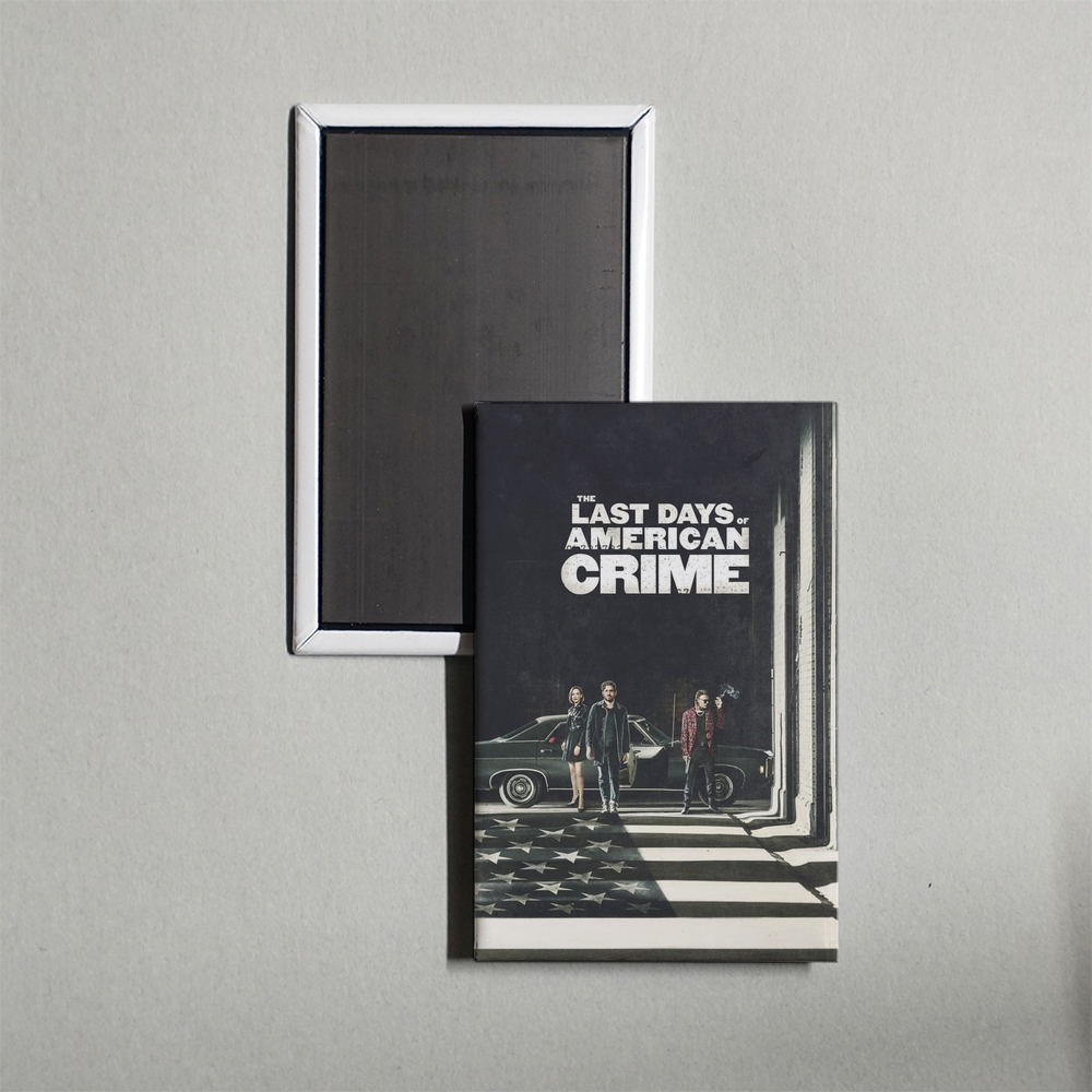 The Last Days of American Crime Mini Movie Fridge Magnet