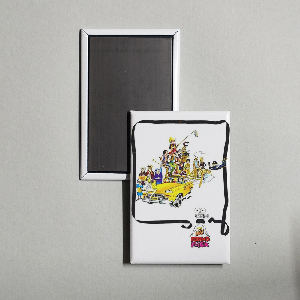The Last Porno Flick Mini Movie Fridge Magnet