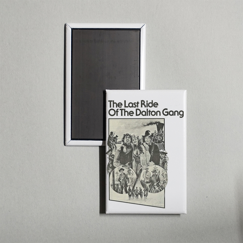 The Last Ride of the Dalton Gang Mini Movie Fridge Magnet
