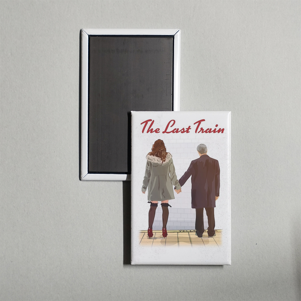 The Last Train Mini Movie Fridge Magnet
