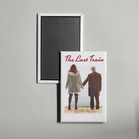 The Last Train Mini Movie Fridge Magnet