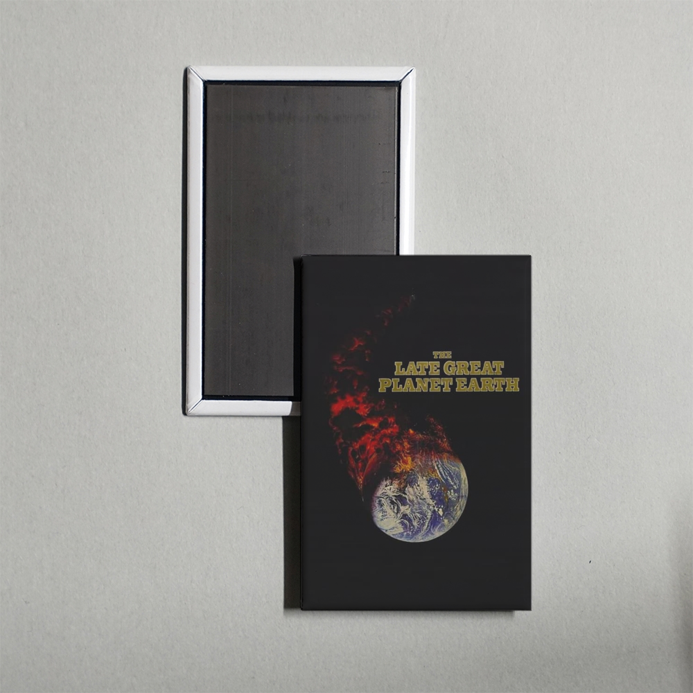 The Late Great Planet Earth Mini Movie Fridge Magnet