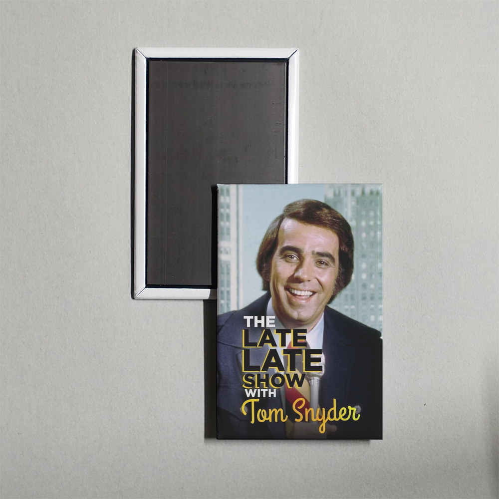 The Late Late Show with Tom Snyder TV Show Fridge Magnet