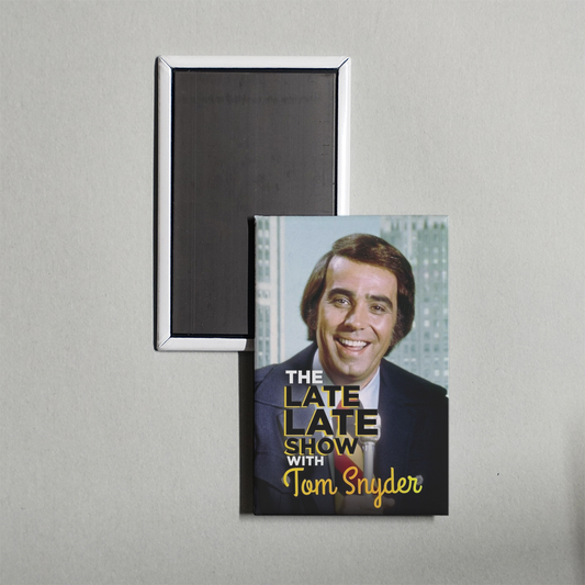 The Late Late Show with Tom Snyder TV Show Fridge Magnet