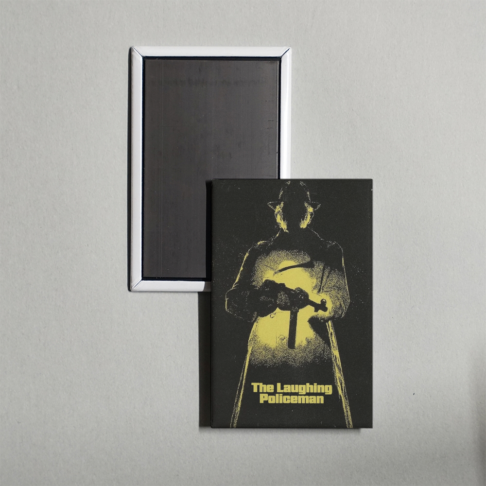 The Laughing Policeman Mini Movie Fridge Magnet