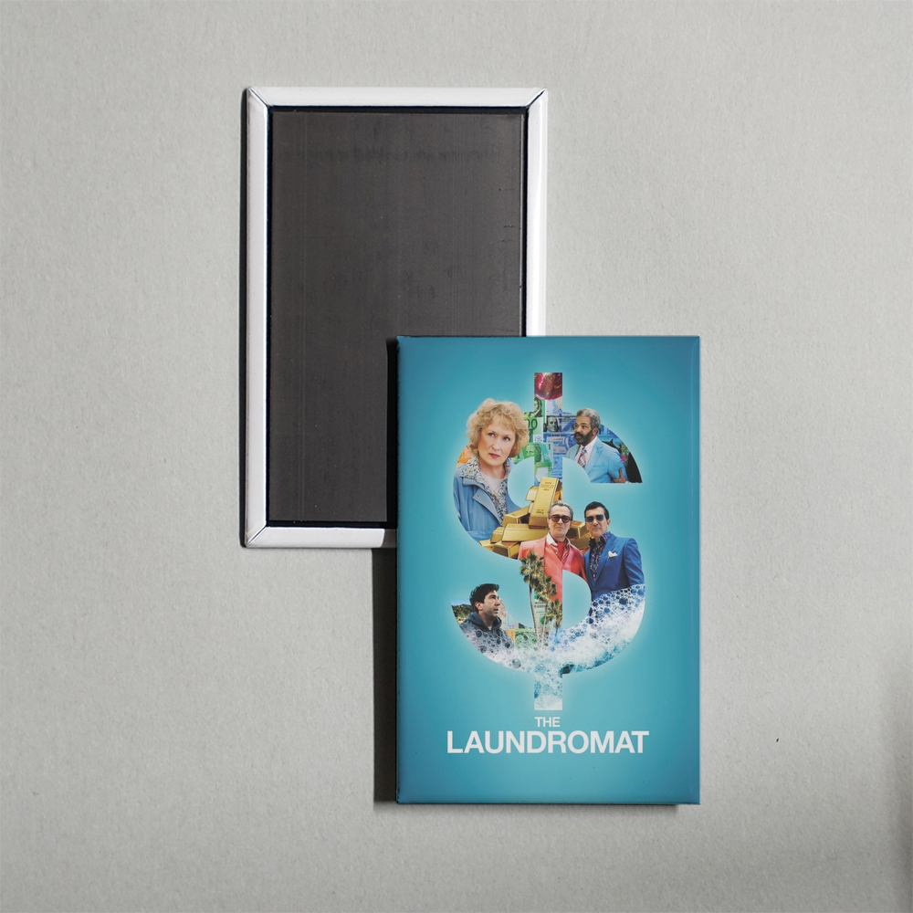 The Laundromat Mini Movie Fridge Magnet