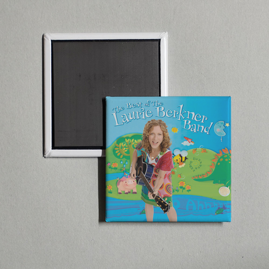 The Laurie Berkner Band - The Best Of The Laurie Berkner Band Album Cover Fridge Magnet