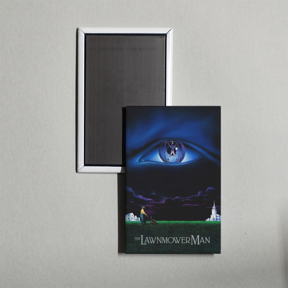 The Lawnmower Man Mini Movie Fridge Magnet