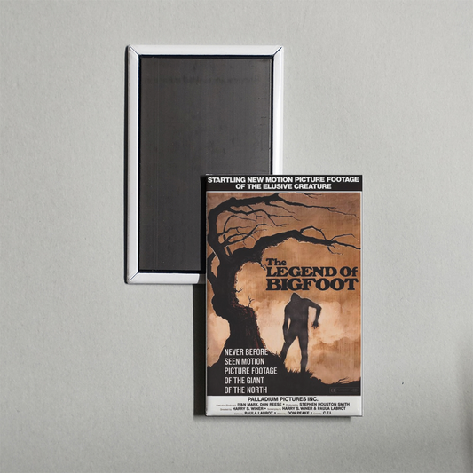The Legend of Bigfoot Mini Movie Fridge Magnet