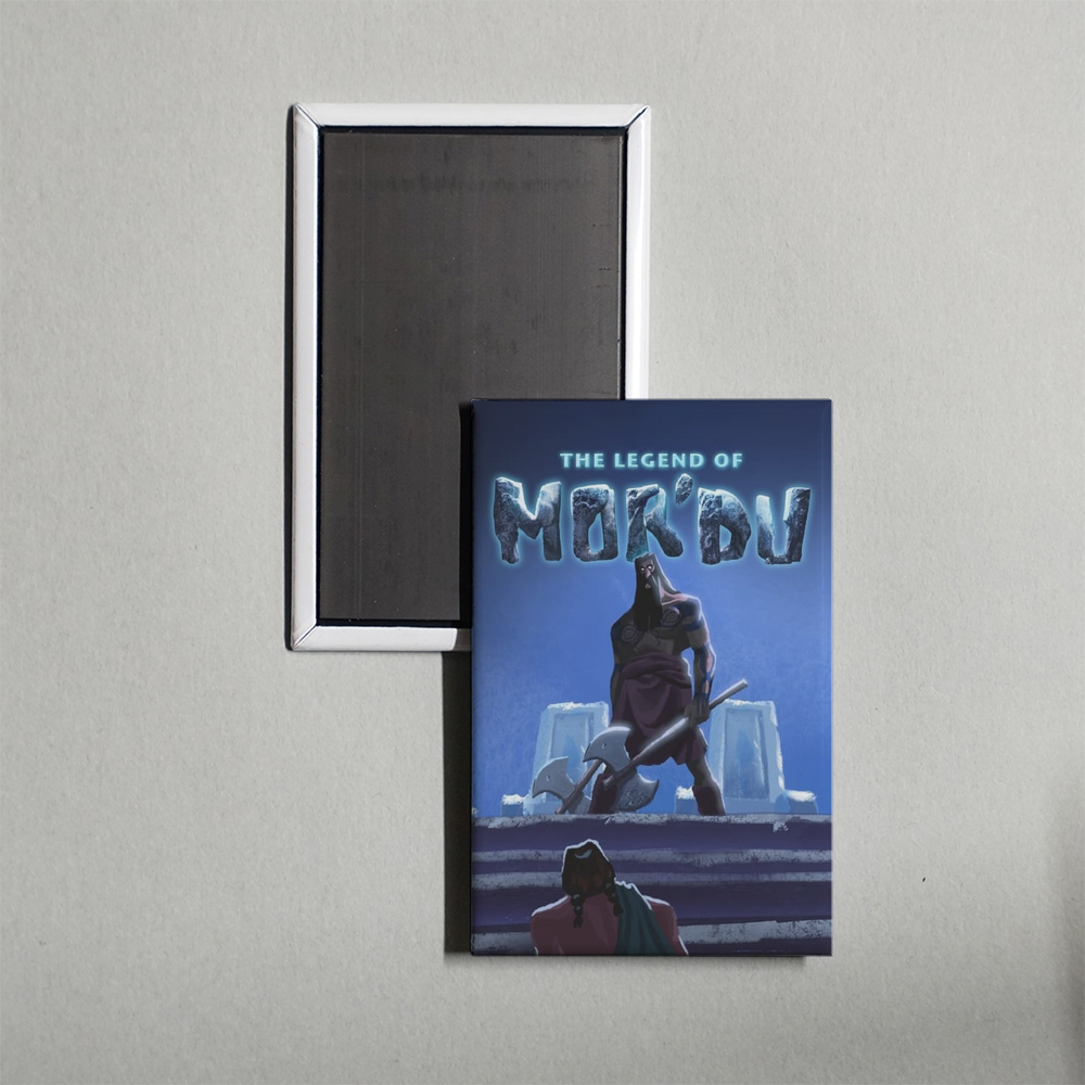 The Legend of Mor'du Mini Movie Fridge Magnet