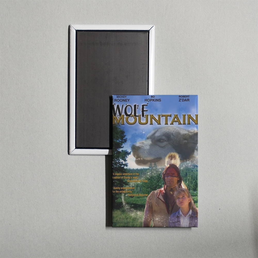 The Legend of Wolf Mountain Mini Movie Fridge Magnet