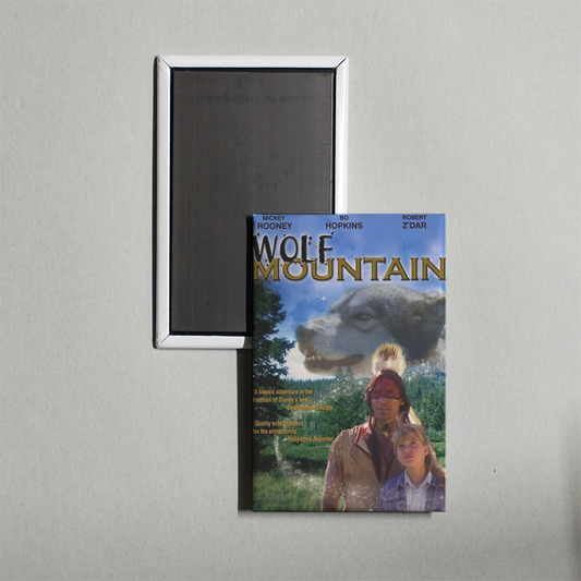 The Legend of Wolf Mountain Mini Movie Fridge Magnet