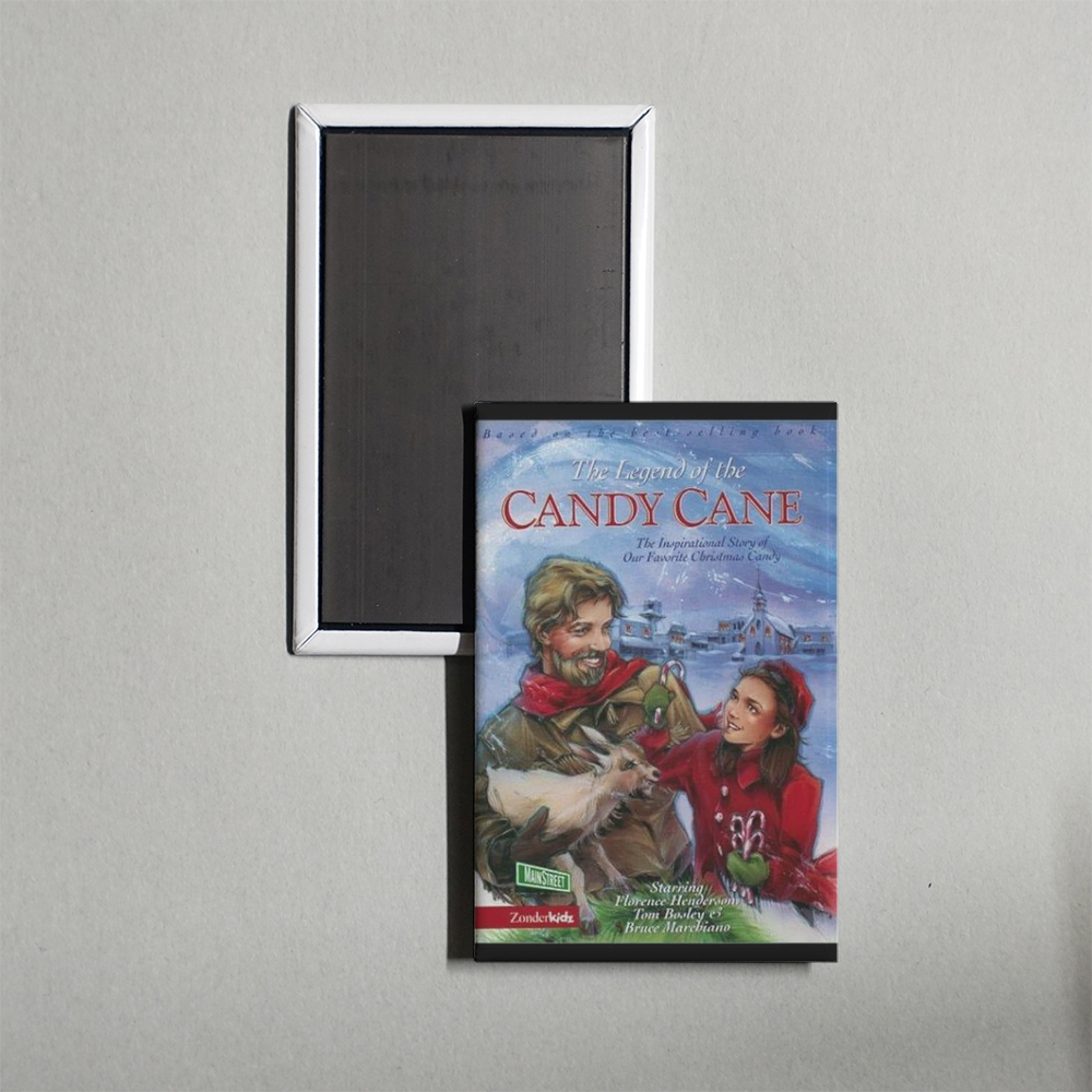 The Legend of the Candy Cane Mini Movie Fridge Magnet