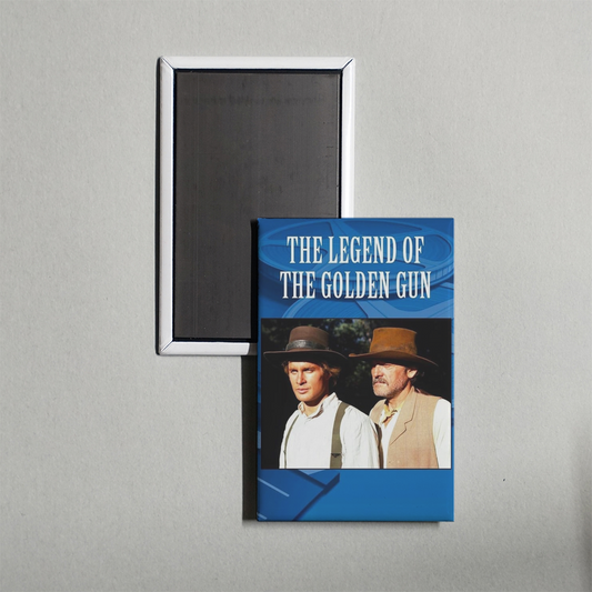 The Legend of the Golden Gun Mini Movie Fridge Magnet