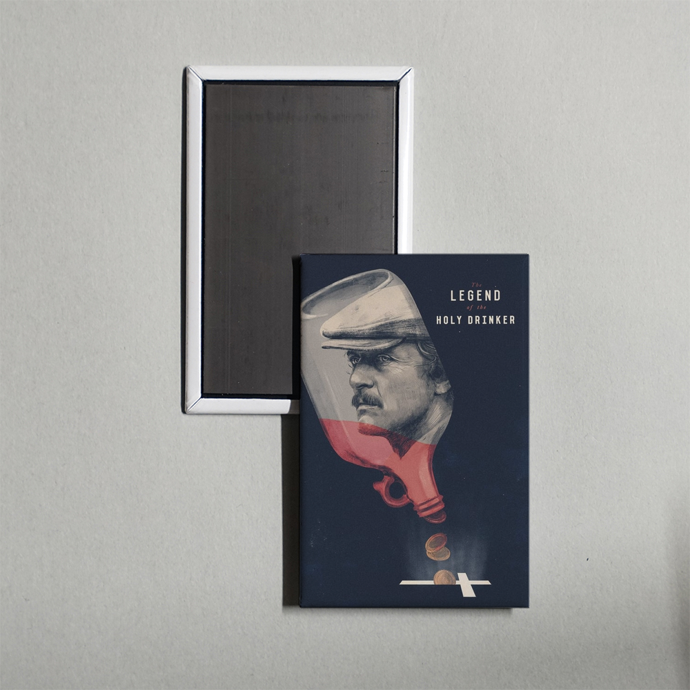 The Legend of the Holy Drinker Mini Movie Fridge Magnet