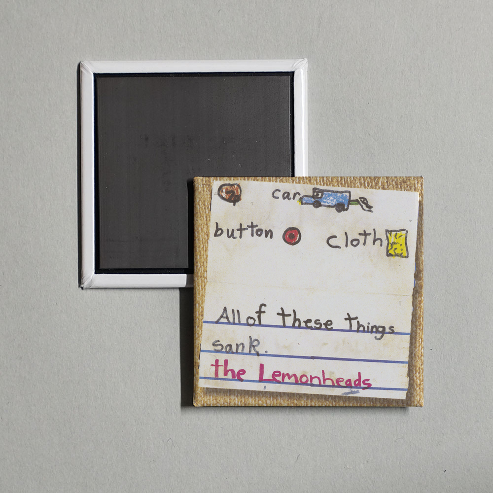 The Lemonheads - Car Button Cloth Album Cover Fridge Magnet