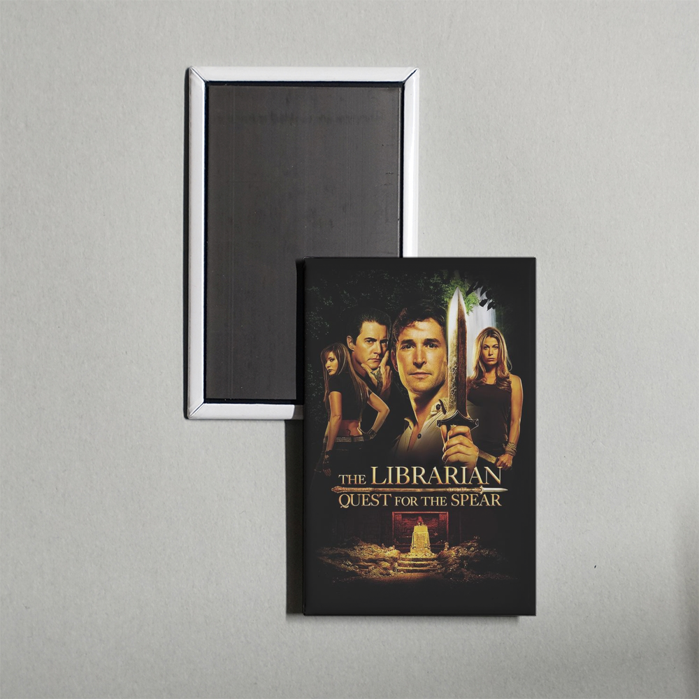 The Librarian Quest for the Spear Mini Movie Fridge Magnet