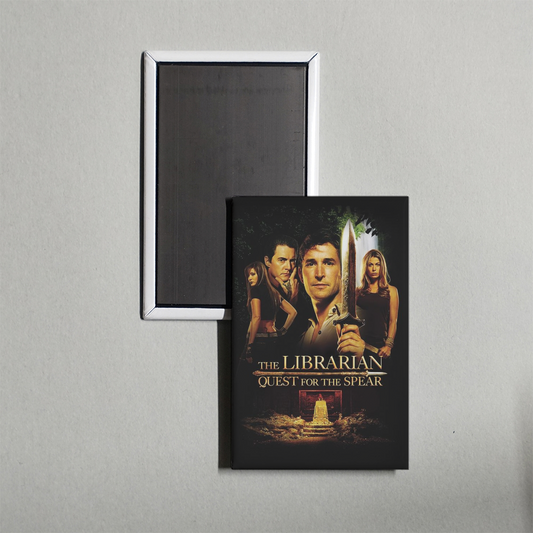 The Librarian Quest for the Spear Mini Movie Fridge Magnet