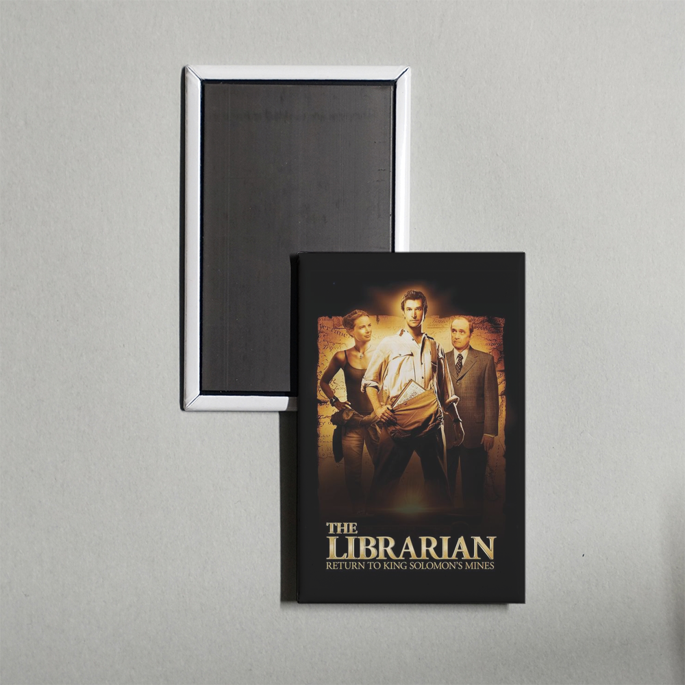 The Librarian Return to King Solomon's Mines Mini Movie Fridge Magnet
