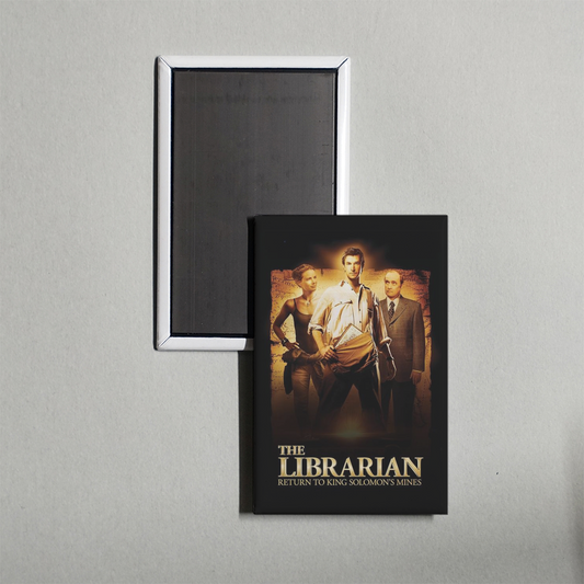 The Librarian Return to King Solomon's Mines Mini Movie Fridge Magnet