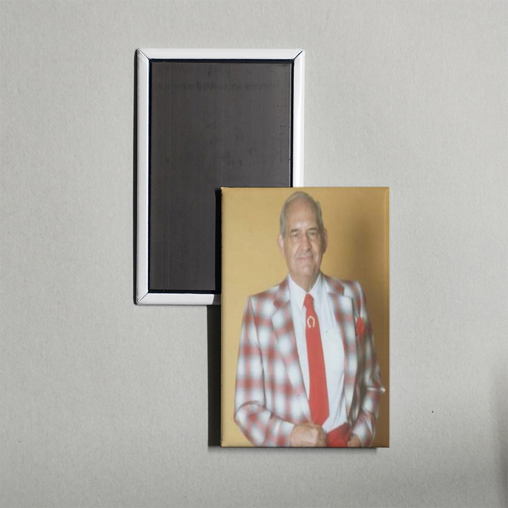 The Life And Times of Paul Boesch Mini Movie Fridge Magnet