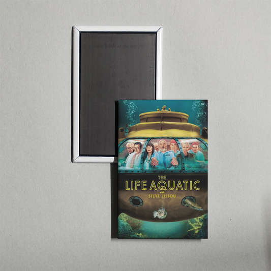 The Life Aquatic with Steve Zissou Mini Movie Fridge Magnet