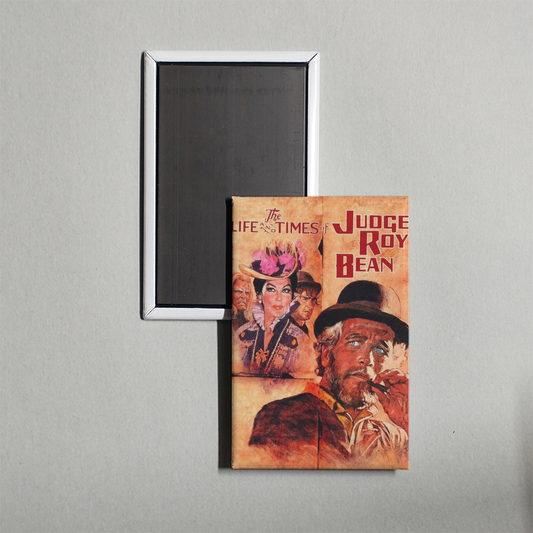 The Life and Times of Judge Roy Bean Mini Movie Fridge Magnet