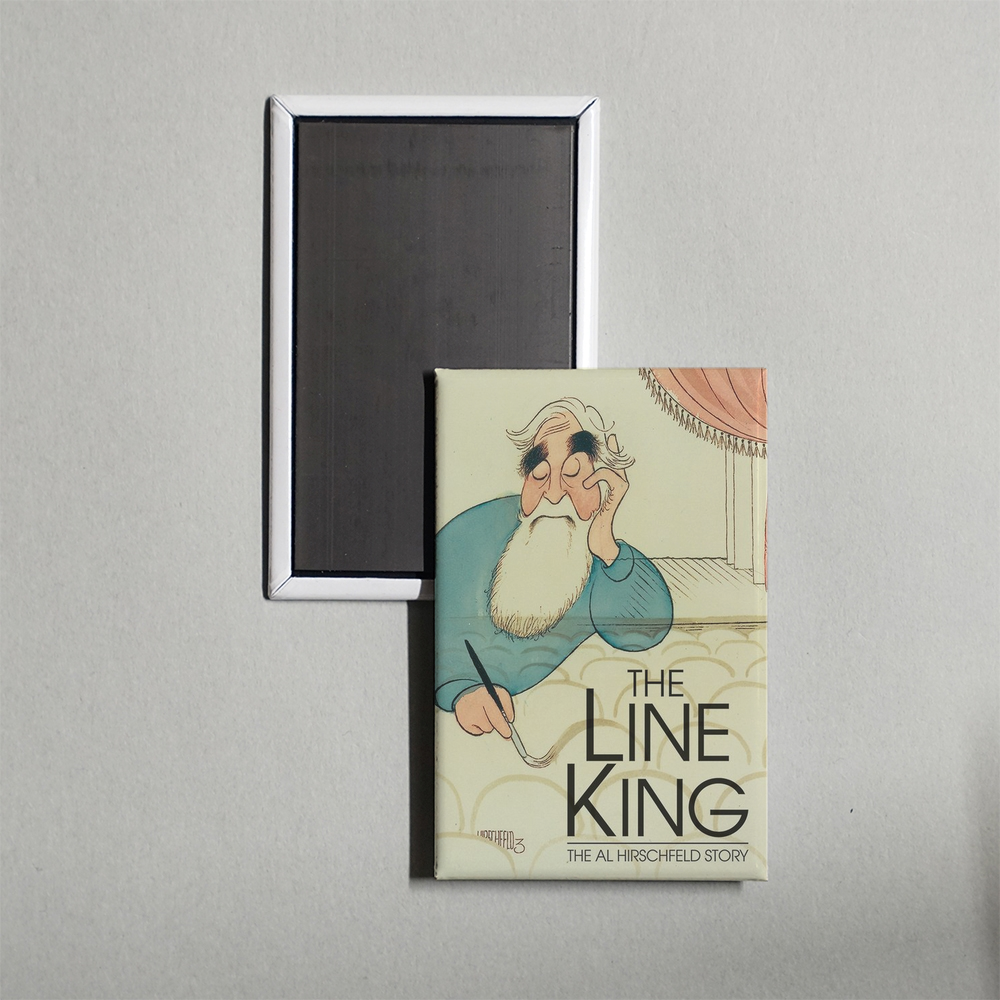 The Line King The Al Hirschfeld Story Mini Movie Fridge Magnet