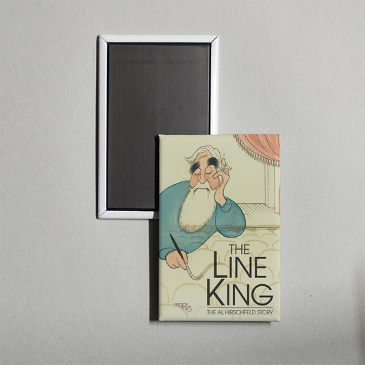 The Line King The Al Hirschfeld Story Mini Movie Fridge Magnet