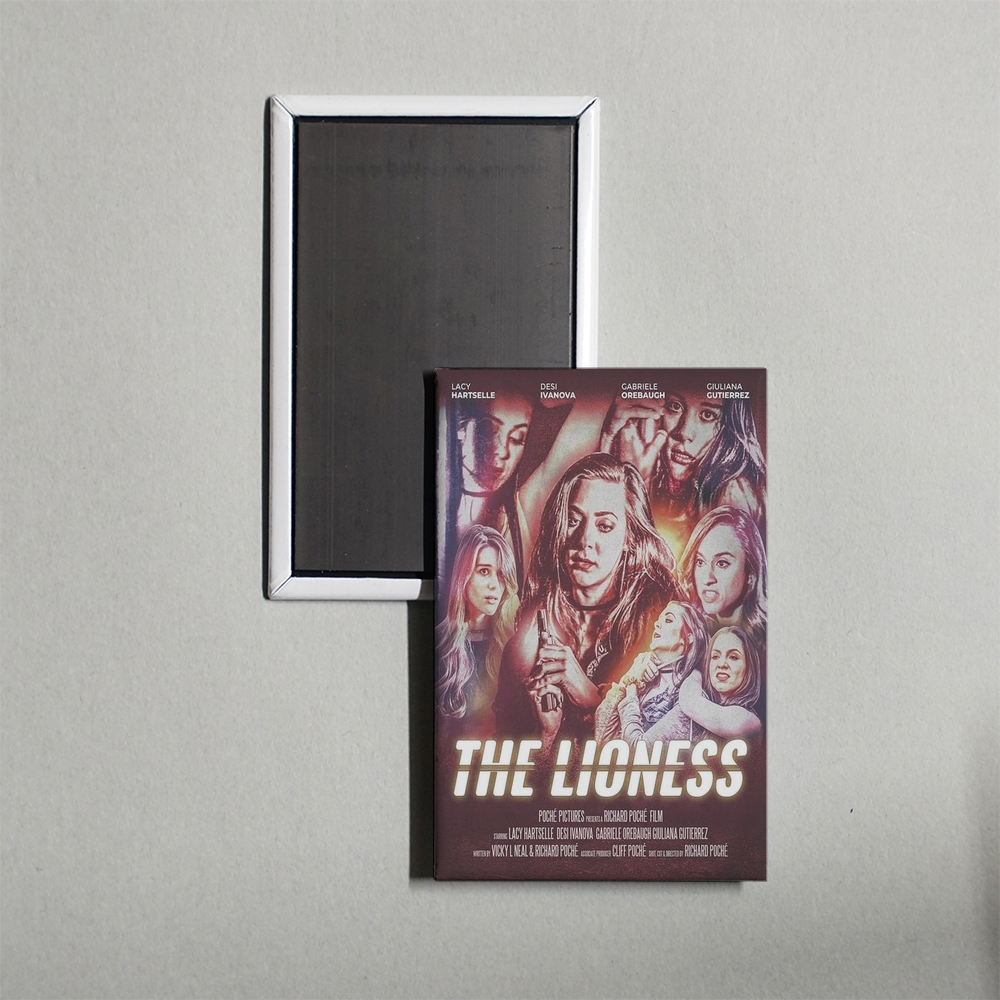 The Lioness Mini Movie Fridge Magnet