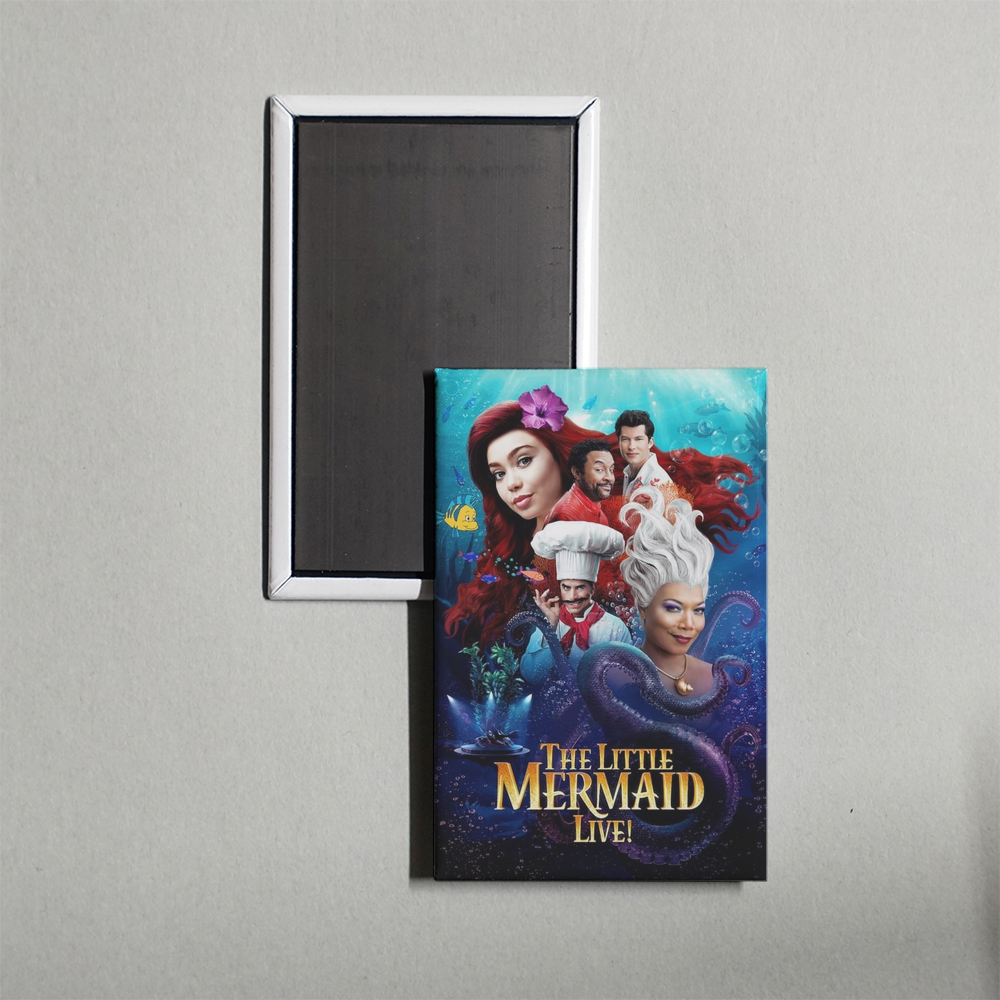 The Little Mermaid Live! Mini Movie Fridge Magnet